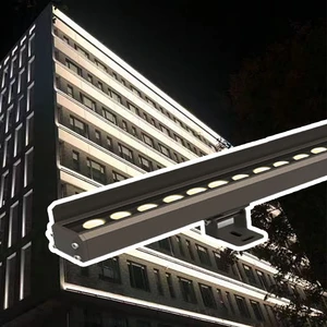 High-quality Aluminum Alloy Shell Outdoor Building Facade Lighting 24W 36W 48W DMX512 RGBW Outdoor Waterproof Wall Washer Light