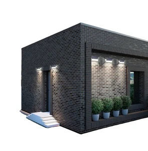 Waterproof Wall Sconces Solar LED Flat Panel Outdoor Light Bollard Lamp Pathway Fence Lighting ABS Black 80 IP65 150 100 5000