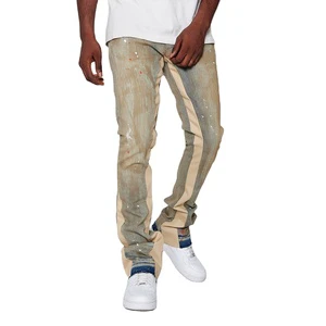 Hot Sell Wash Long Cheaper Daily Skinny Baggy Long Straight High Quality Men Jeans Pants in Stock