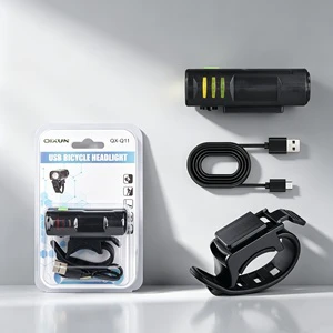 Bike Bicycle Light LED USB Rechargeable Set Mountain Cycle Front Headlight Lamp Flashlight