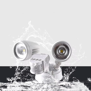 Outdoor 13w SMD LED Security Light PIR Sensor IP65 Three Head 180 Degree Motion Detection Floodlight Dimming Wall Downlight