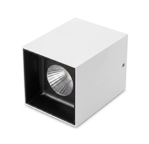 Modern Aluminum 35W COB LED Surface Mounted Spotlight High CRI 95 IP20 AC220V PF 0.9 Commercial Ceiling Grille Downlight