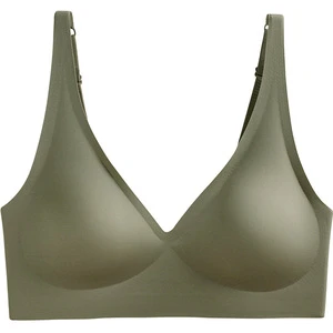 Plus-size Seamless Womens Bra Push-up Thin Wireless Lifts Controls Excess Breast Tissue Prevents Sagging Soft Support Bra
