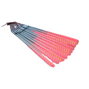 Meteor Shower Rain Drop LED Christmas Lights Water Drop Shape Decorative Lamp Solar String Light