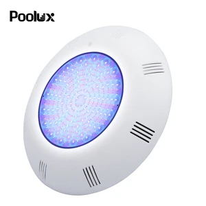 2026 Poolux Manufacturer AC DC IP68 RGB LED Swimming Pool Lamp ABS Material Underwater Pool Light