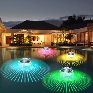 LED Solar Floating Ball Light Creative Colorful Pool & Bathtub Projection for Camping & Poolside Entertainment