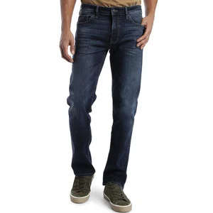 Men High Quality Cheap Casual Cotton Denim Slim Stretchy Straight Regular Mid Waist Trousers Men's Denim Jeans men's pants