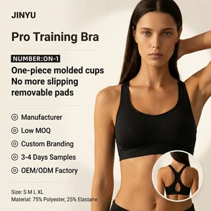 Wholesale Custom OEKO-TEX Certified Yoga Sports Fixed Bra Padding Non-Toxic Seamless Breathable Perforated Yoga Bra