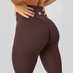 Custom Logo Four Way Stretch Active Wear Fitness Workout Gym Pants Butt Lifting Yoga Leggings Women