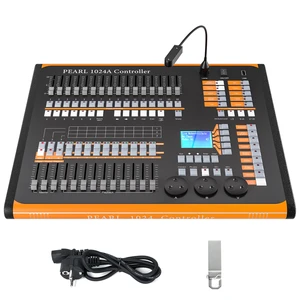 Factory Wholesale Profession Dmx 1024 Stage Lighting Control Stage Lights Console Lcd Display Mixer Dmx1024 Controller