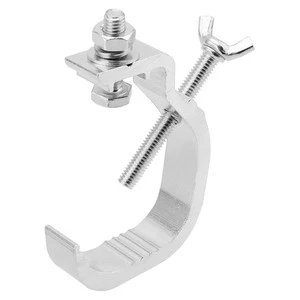 Pknight White Aluminum Stage Light Clamp Model 3-White Buckle for Truss Display Lighting Rig