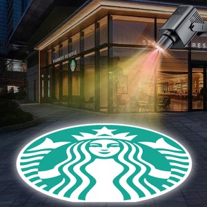 Outdoor IP67 Waterproof LED Advertising Light Customized Indoor Laser Five Grid Projector Rotating Sign For Door And Floor
