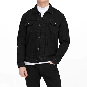 Denim Jeans Jackets High Quality Denim Jacket for Men Factory Wholesale Custom High Quality Denim Men's Jackets MADE BY HS