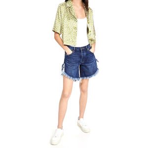 Stylish Women's Denim Shorts 100% Cotton High-Waisted Summer Casual Denim Shorts Fashionable Street Style Jeans Shorts