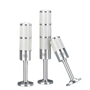 LED Layered Tower Light, Buzzer, 24V PLC, Small Machine Tool Tri-color Equipment Indicator Light