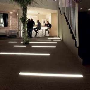 IP67 Waterproof Outdoor LED Linear Inground Light RGB Color Changing LED Brick Light for Plaza Walkway Pathway Decoration