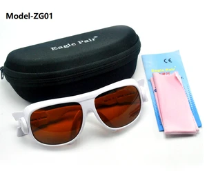 Nd Yag Laser Handheld Eye Protection 532nm 1064nm OD4+ Safety Glass Commercial Use Portable