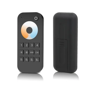 RT7 4 Zone 4 Scenes RF Wireless Controller LED Dimmer with Touch Color Wheel PWM Lighting Control for 4 Scenes and 4 Zones