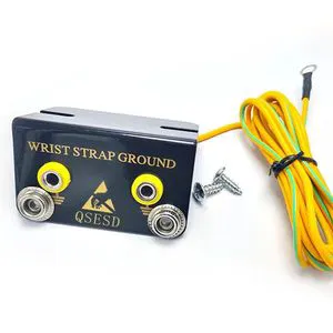 Low Price Industrial Safety Product ESD Antistatic Ground Socket Wrist Strap for Cleanroom Use