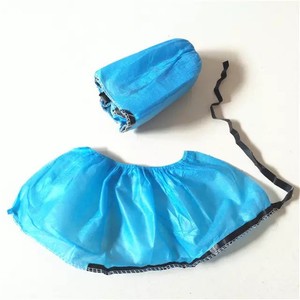 Blue Disposable Non-woven Anti-static Non-slip Thick Dust-free Workshop Steel Toe Protective Shoe Covers