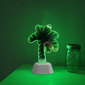Custom Table LED Infinite Neon Sign Light Coconut Tree Shape PVC Neon Light With Switch Control