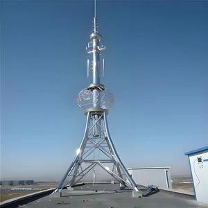 Rust Proof Stainless Steel Lightning Tower by Kehua From Hebei for Ecological Parks Forest Protection and Thunder Prevention
