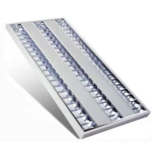 Top Quality T5 T8 3x28W Ceiling Recessed Grille Light 1200x600mm 2x4' Linear Louver Grille
