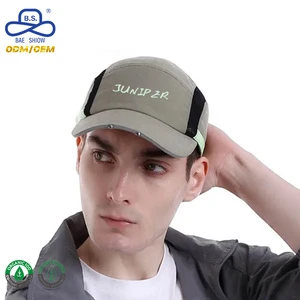 GRS BSCI Certificated Manufacturer Custom Summer Outdoor Running Baseball Caps With LED Light For Unisex Evening Wear