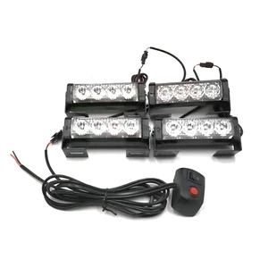 Decorative Offroad LED Grille Panel Light Front Car Grill LED Light Warning Lamp Hood Grille Spot LED Light