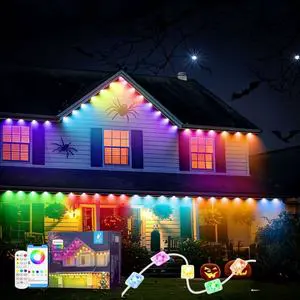Eaves Lights App Control Harsh Environments RGB RGBW Outdoor Led Point Light Permanent IP67 Outdoor Christmas Easy Install