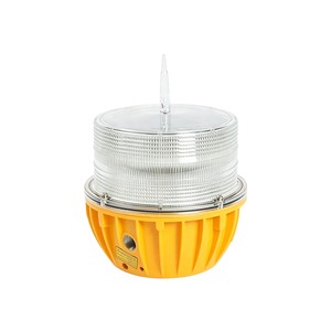 Solar Energy Aircraft Warning Beacon Light Outdoor Tower Top Aviation Obstacle Safety Signal Lamp