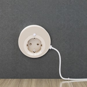 Modern Style EU Standard 16A Rated Socket Night Light With Human Motion Sensing Independent Switch USB Ports Electrical Plug