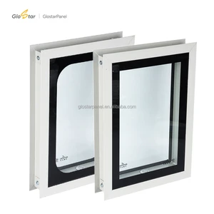 Glostar 50mm 75mm Fire-Rated & Security-Enhanced Invisible Clean Room Window for Controlled Access in Electronics Workshops