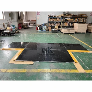 Removable Black Dance Floor Banquet Dance Floor T-Shape Floor