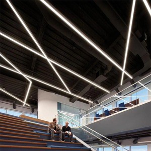 3CCT Linear Pendant Light 60/120/150m 130 Lm/W Suitable for Offices, Lobbies, and Commercial Spaces