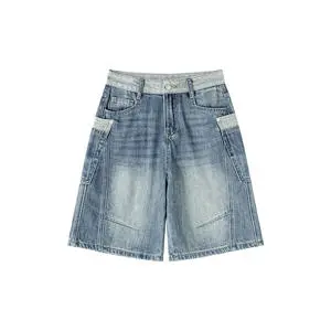 OEM Men's Denim Shorts Supplier Washed Cotton Denim Regular Fit Casual Shorts Fast Delivery Worldwide
