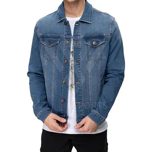 Light Weight Men's Winter High Street Canvas Jeans Jacket with Customizable Options OEM Service Available Breathable Quick Dry