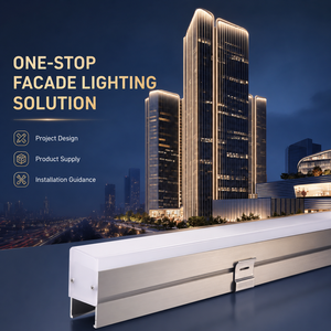 One Stop Facade Lighting Solution Outdoor Lighting Wall Lamp Waterproof Linear LED Strip Architectural Lighting Landscape Design