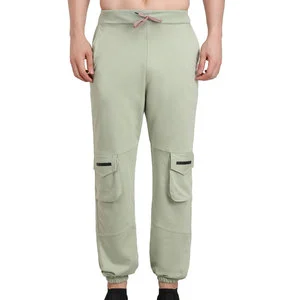 High Quality Canvas Mid Straight Lightweight Casual Track Pants Elastic Adjustable Drawstring Comfortable Daily Wear Bottoms