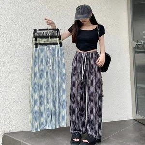 Slacks Casual Loose-fit Long Pants Colorful Bottoms
