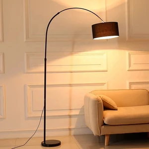 Fishing Lamps Adjustable Arch Floor Standing Lights Modern Floor Lamp for Living Room Bedroom Office Lighting