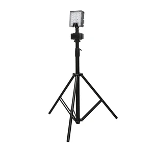 Adjustable Height Outdoor Mobile LED Light Towers IP65 Emergency Lighting for Nighttime Railway Accidents Repairs DC Power