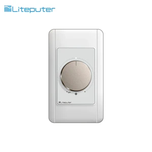 US Standard Leading Edge Rotary Light Triac Dimmer 5A 100-240V High Performance Anti-Flicker