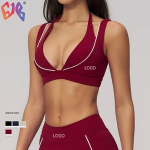 Color Block Naked Feel Yoga Sports Bra Women Backless Premium Outdoor Running Fitness Workout Activewear