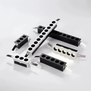 LED Recessed Linear Grille Light with Anti-glare Design for Indoor Use in Bedrooms and Living Rooms