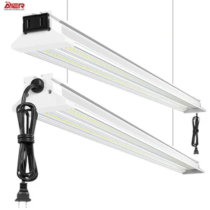 Super Bright 130LM/W 48 Inch 96inch Led Shop Lights Linkable Ceiling Lighting for Garage Warehouse Factory Barn Garage