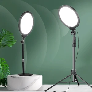 10'' LED Video Soft Light Panel 8W 3000-650K Full Screen Video Light Adjustable Brightness and Color Temperature