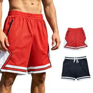 Summer Custom Blank Logo Polyester Beach Swim Jogger Gym Men's Basketball Custom Mesh Shorts For Men