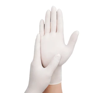 High Quality Disposable Sterile Latex Gloves Powder-Free Wholesale Safety Gloves for Home Use