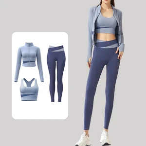 Athletic Fitness Yoga Sets Stretch-Comfortable Custom Yoga Set Breathable Yoga Sets Fitness Women 2024